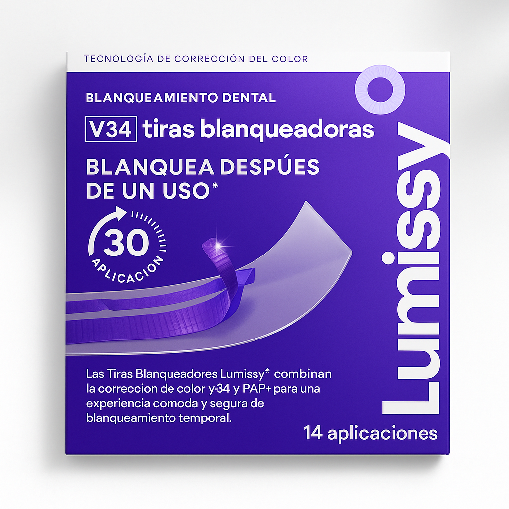 Tiras Blanqueadoras Lumissy™ V34 + PAP+