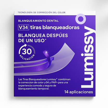 Tiras Blanqueadoras Lumissy™ V34 + PAP+